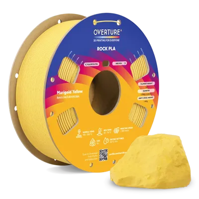 Overture PLA Rock Marigold Yellow - Photo by Overture
