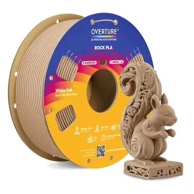 Overture PLA Rock White Oak - Photo by Overture