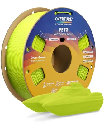 Overture PETG Standard Grass Green - Photo by Overture