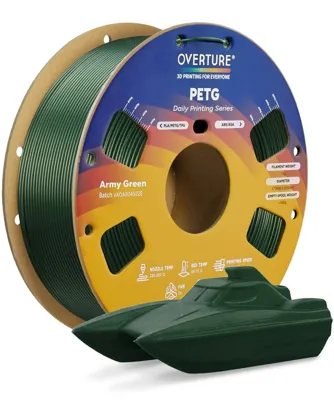 Overture PETG Standard Army Green - Photo by Overture