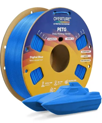 Overture PETG Standard Digital Blue - Photo by Overture