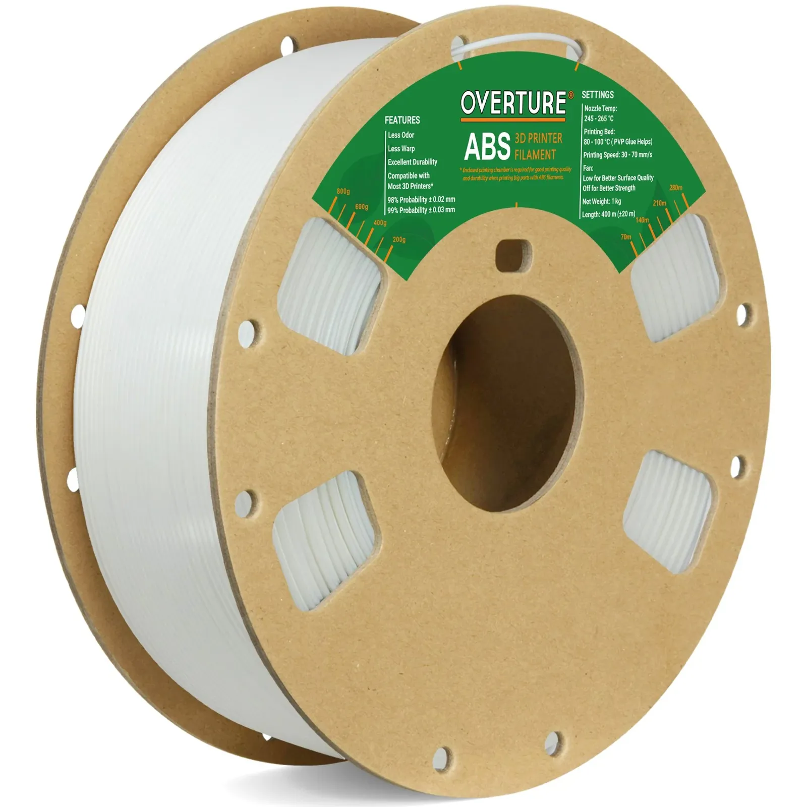 Overture ABS Standard White - Photo by Overture