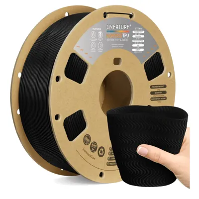 Overture TPU High Speed TPU 95A Black - Photo by Overture