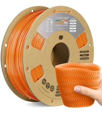 Overture TPU High Speed TPU 95A Orange - Photo by Overture