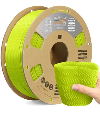 Overture TPU High Speed TPU 95A Grass Green - Photo by Overture