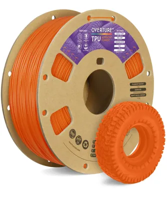 Overture TPU 95A Matte Orange - Photo by Overture