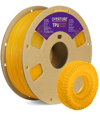 Overture TPU 95A Matte Yellow - Photo by Overture