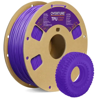 Overture TPU 95A Purple - Photo by Overture
