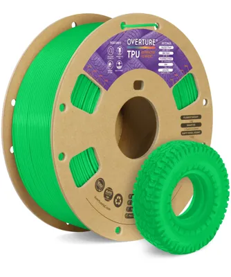 Overture TPU 95A Neon Green - Photo by Overture