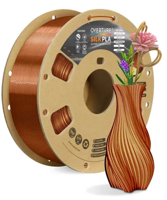 Overture PLA Silk Copper - Photo by Overture