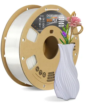 Overture PLA Silk White - Photo by Overture