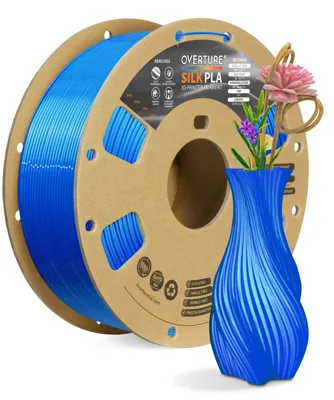 Overture PLA Silk Blue - Photo by Overture