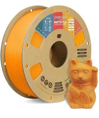 Overture PLA Matte Orange - Photo by Overture