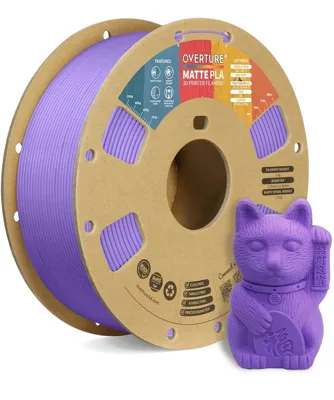 Overture PLA Matte Purple - Photo by Overture