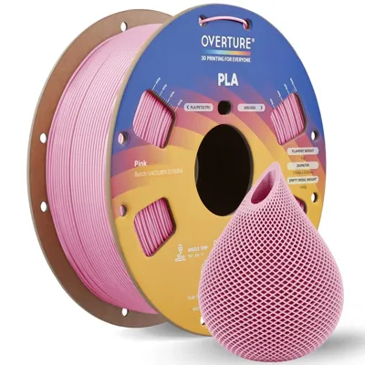 Overture PLA Standard Pink - Photo by Overture