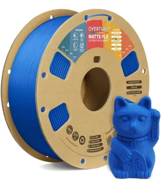 Overture PLA Matte Blue - Photo by Overture