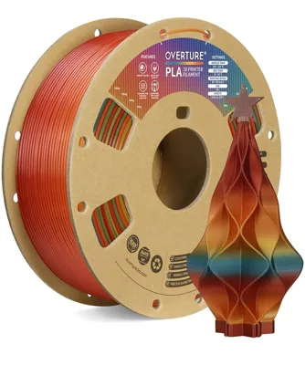 Overture PLA Standard Rainbow - Photo by Overture