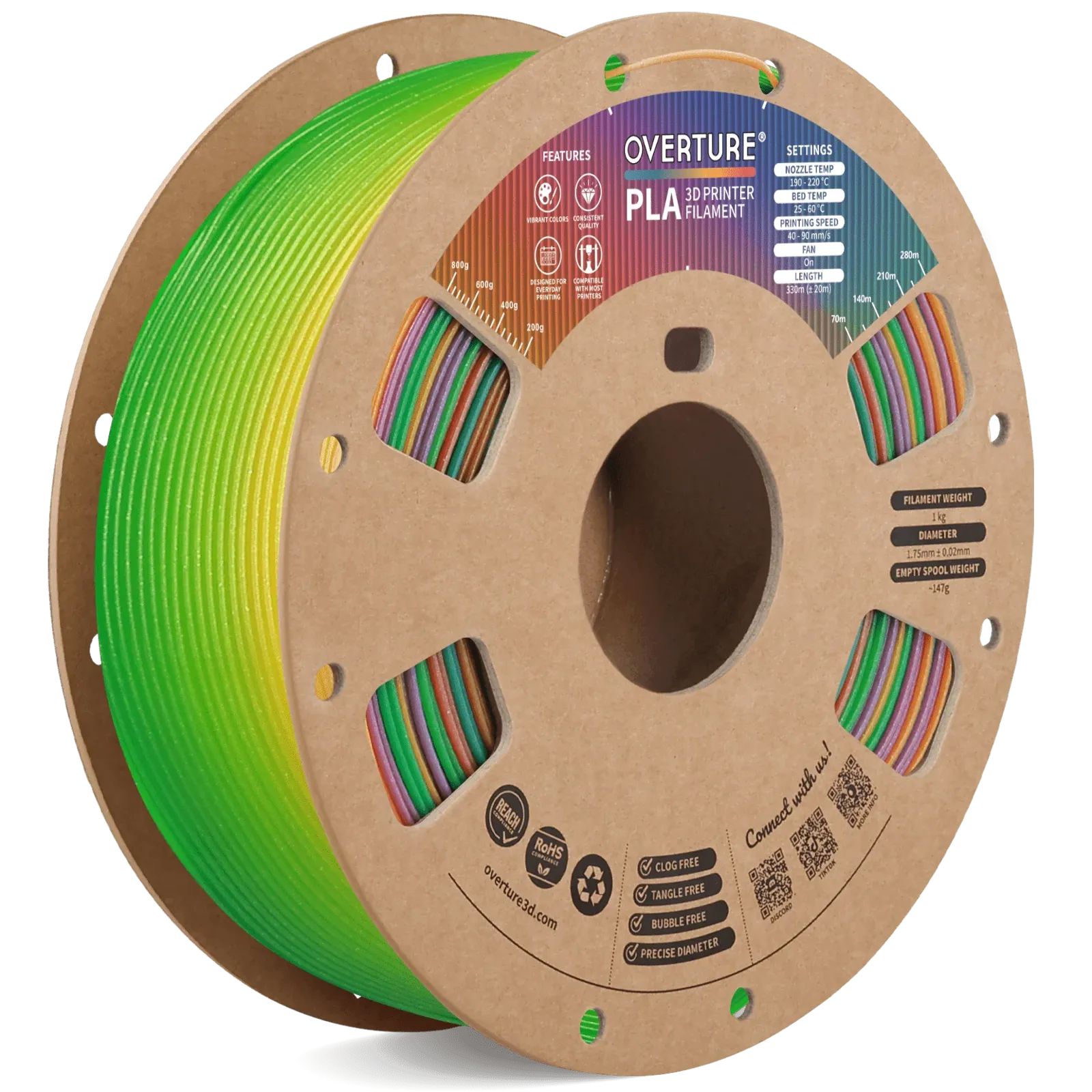 Overture PLA Standard Christmas Prism - Photo by Overture